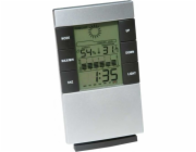 Terdens Meteorologická stanice MULTIFUNKČNÍ TEPLOMĚR/VLHKOMĚR S HODINAMI A KALENDÁŘEM TER6374