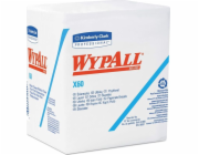 Kimberly-Clark Wypall X60 - Skládané ubrousky, bílé - 76 listů