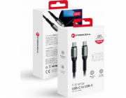 ForCell Kabel USB-C - USB-C 1,2 m černý