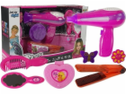 LeanToys Kosmetická sada s příslušenstvím: fén a žehlička...