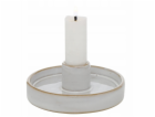 Boltze Kulatý porcelánový svícen MARIMA, 4 cm