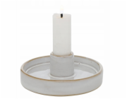 Boltze Kulatý porcelánový svícen MARIMA, 4 cm