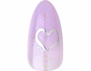 Kiss Umělé nehty KISS s lepidlem Gel Fantasy Jelly, jednodenní želé, fialové, středně mandlové