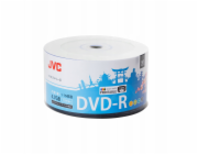 JVC DVD-R 4,7GB 6X INKOUSTOVÝ BÍLÝ POTISKOVANÝ SP*50 70771BJCK0001