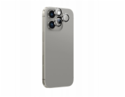 Amazingthing AR hliníkové tvrzené sklo se 3 čočkami a rámečkem pro fotoaparát pro iPhone 16 Pro / 16 Pro Max - šedé
