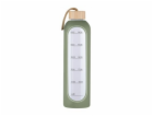 Krups Skleněná láhev KiCA Hydro 1000 ml - olivová
