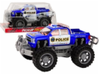 LeanToys policejní auto pickup modré terénní policejní auto