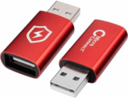 MicroConnect Adaptér USB Microconnect MC-AAADAP-SC pro změnu pohlaví / kabely USB A, červený