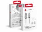 ForCell Kabel USB-A - Lightning 2 m, stříbrný