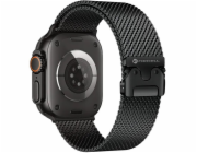 ForCell Řemínek pro Apple Watch F-Design FA11, ocelová spona, 38 / 40 / 41 mm, černá