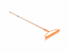 Flo 14hroté kovové hrábě 130 cm s rámem (35758)