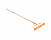 Flo 14hroté kovové hrábě 130 cm s rámem (35758)