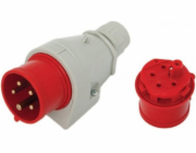 Tarel Izolační zástrčka Receiver 16A 400V 5P IP44 se závitovými svorkami (115)