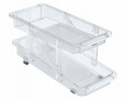 KingHoff ORGANIZÉR NA PLECHOVKY KH-1944 S NASTAVITELNOU GRAVITAČNÍ NÁDOBOU