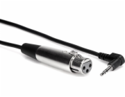 Hosa Kabel Jack 3,5 mm - XLR 3 m stříbrný (XVM-110F)