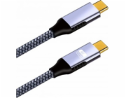 Zenwire Kabel USB-C - USB-C 1 m šedý (1028757812)