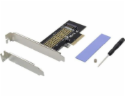 MicroConnect Řadič PCIe x4, adaptér M.2 NVMe SSD