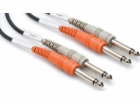 Hosa Kabel Jack 6,3 mm x2 - Jack 6,3 mm x2 2m černý (CPP-...