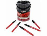 AWTools TENKÉ ČERNÉ POPISOVAČE 45 ks.