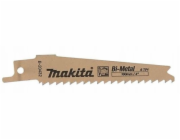 Makita Makita B-20432 Tiesinio pjuklo pjukleliai BiM 100x0,9mm (6tpi), 5Vnt, metalui, medžiui, medžiui su vinimis