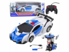 LeanToys Auto robot 2v1 policejní dálkově ovládané police...