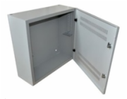 XtendLan 19" nástěnný vertikální rozvaděč 2U+4U 540x200, perforované dveře, 2x zámek, šedý