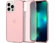 Spigen Pouzdro Liquid Crystal pro Apple iPhone 13 Pro Max s třpytivým růžovým povrchem