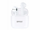 NoName Bezdrátová TWS sluchátka BWOO BW94-WH bílá
