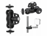 JJC Držák Magic Arm pro monitorovou lampu 2x 1/4 / Bean Pod / MFC-B