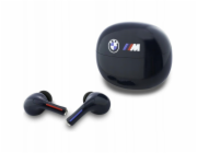 BMW Bezdrátová Bluetooth sluchátka do uší s potiskem loga v tmavě modré barvě TWS