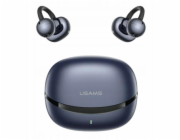 Usams Sluchátka TWS USAMS R03 Echo* s klipem, Bluetooth 6.0, bezdrátová, modrá