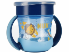 NUK Magický hrnek s uchy 160 ml 6m+ modře svítí ve tmě