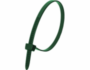 Dedra Stahovací pásky Nylon zelené 7,6x370mm (100 ks)