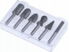 Dedra Sada 6 fréz Shank na kov, stopka 6 mm, HSS
