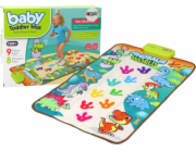 LeanToys Vzdělávací interaktivní taneční podložka s dinosaury, světly a zvuky