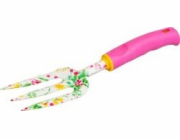 Vidlička kypřič zahradní Strend Pro růžová Ladies line dekor