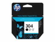 HP 304 - Černá - originální - blistr - inkoustová cartridge - pro AMP 130; Deskjet 26XX, 37XX; ENVY 50XX
