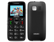 EVOLVEO EasyPhone, mobilní telefon pro seniory s nabíjecím stojánkem, černá