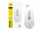 Baseus Bezdrátová myš F02 USB 2,4 GHz - bílá