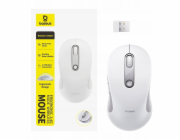 Baseus Bezdrátová myš F02 USB 2,4 GHz - bílá
