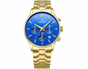 Giewont Pánské hodinky Chronograph Sapphire Gold Blue GW6310-B5