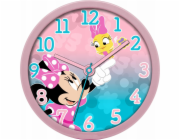 KIDS Nástěnné hodiny 25cm pro děti / Minnie Mouse / MN3075