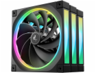 Deepcool FL14R (černá, balení po 3 kusech, obrácená, 140 mm)