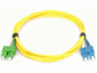 Qoltec Patchcord SC/APC - SC/UPC Simplex, SM, 9/125, G652...