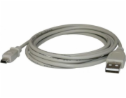 Logo USB kabel (2.0)  USB A samec - mini