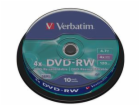 VERBATIM DVD-RW(10-Pack)Spindle4x/DLP/4.7GB