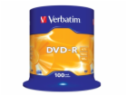 VERBATIM DVD-R(100-Pack)Spindl/MattSlvr/16x/4.7GB