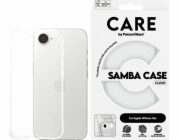 CARE by PanzerGlass Samba - Zadní kryt pro mobilní telefon - termoplastický polyuretan (TPU) - prusvitná - pro Apple iPhone 16e