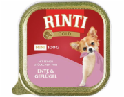 Rinti Gold Mini mokré krmivo pro psy s kuřecím a husím masem 100g