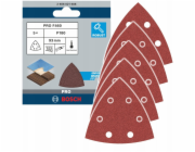 Brusný list Bosch Delta F460 Best for Wood and Paint, balení 5 kusů, zrnitost 180